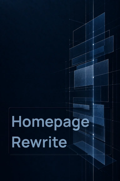 Homepage Rewrite cover